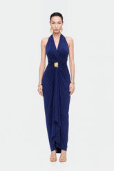 Halter Neck Maxi Dress