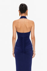 Halter Neck Maxi Dress