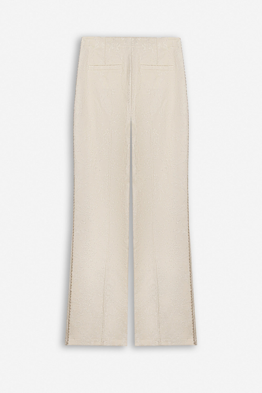 Textured Mid Rise Trousers
