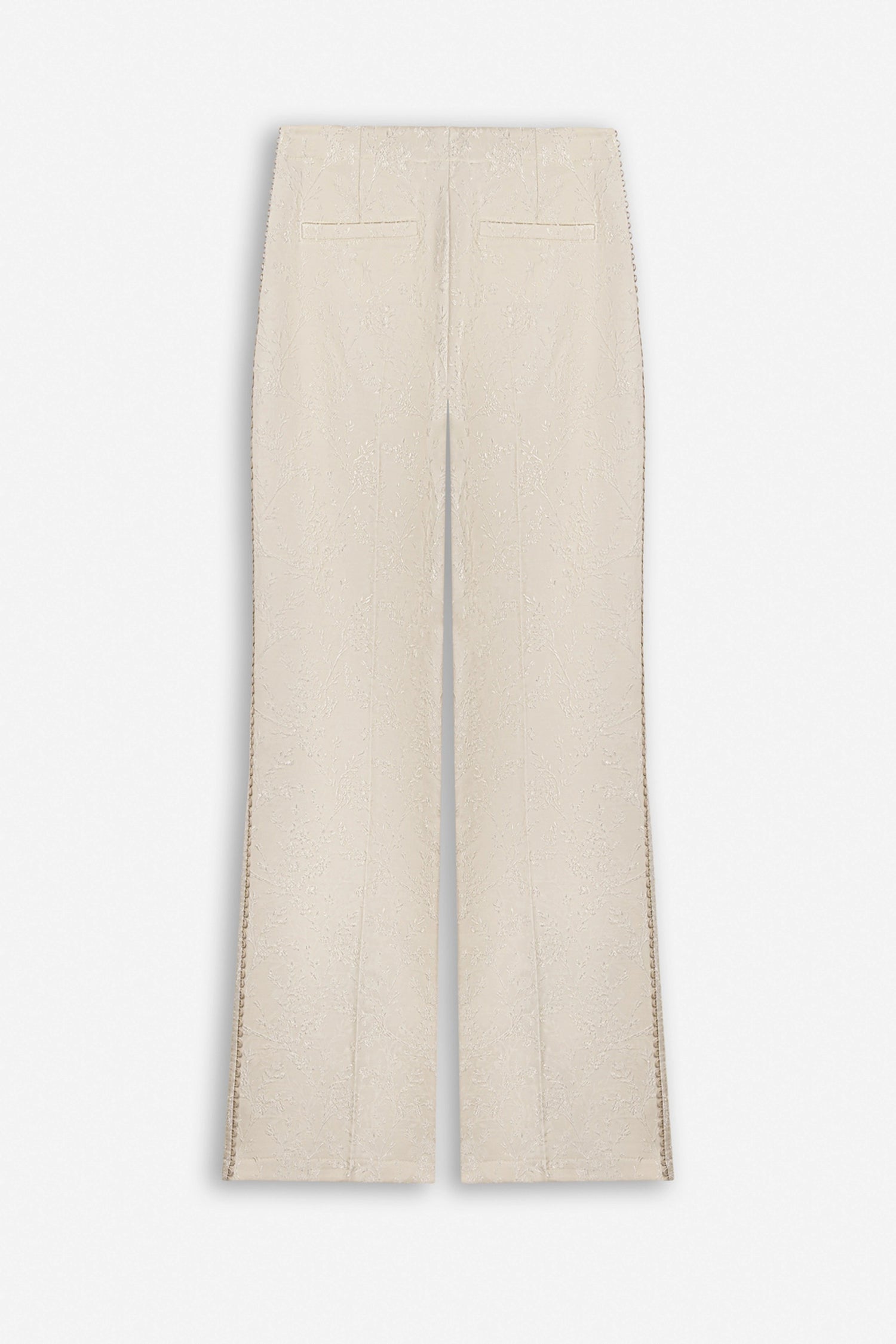 Textured Mid Rise Trousers
