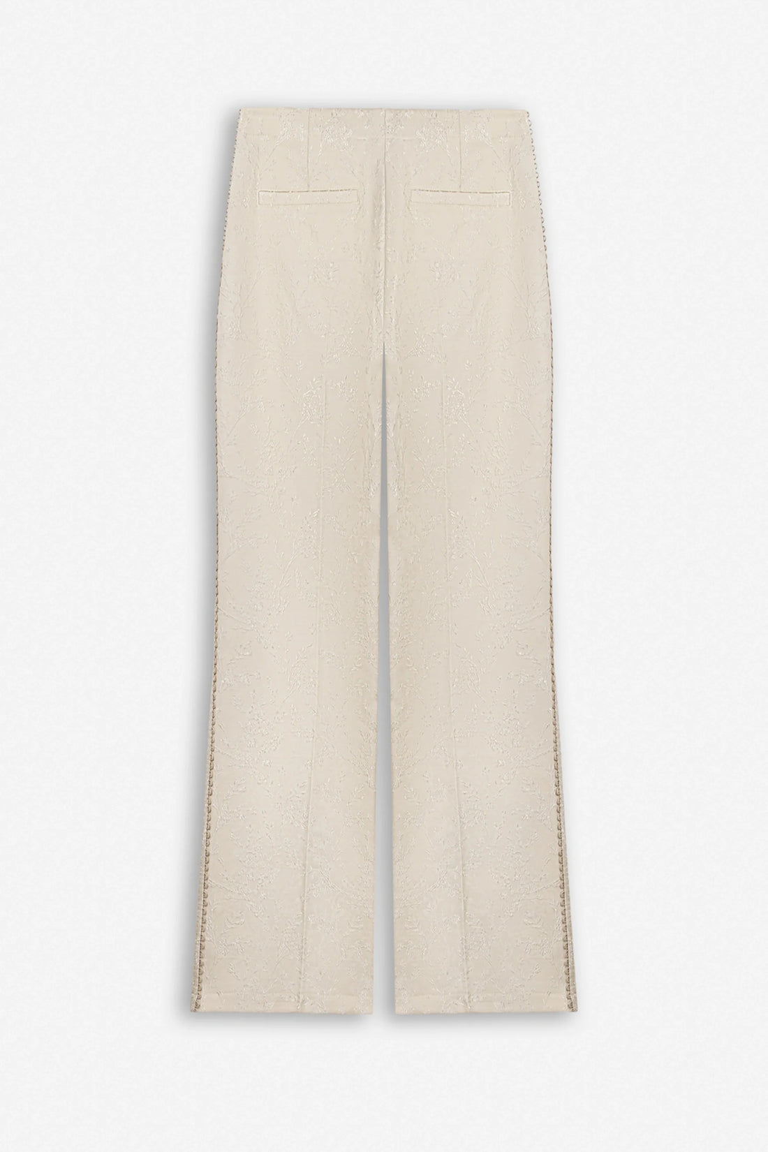 Textured Mid Rise Trousers