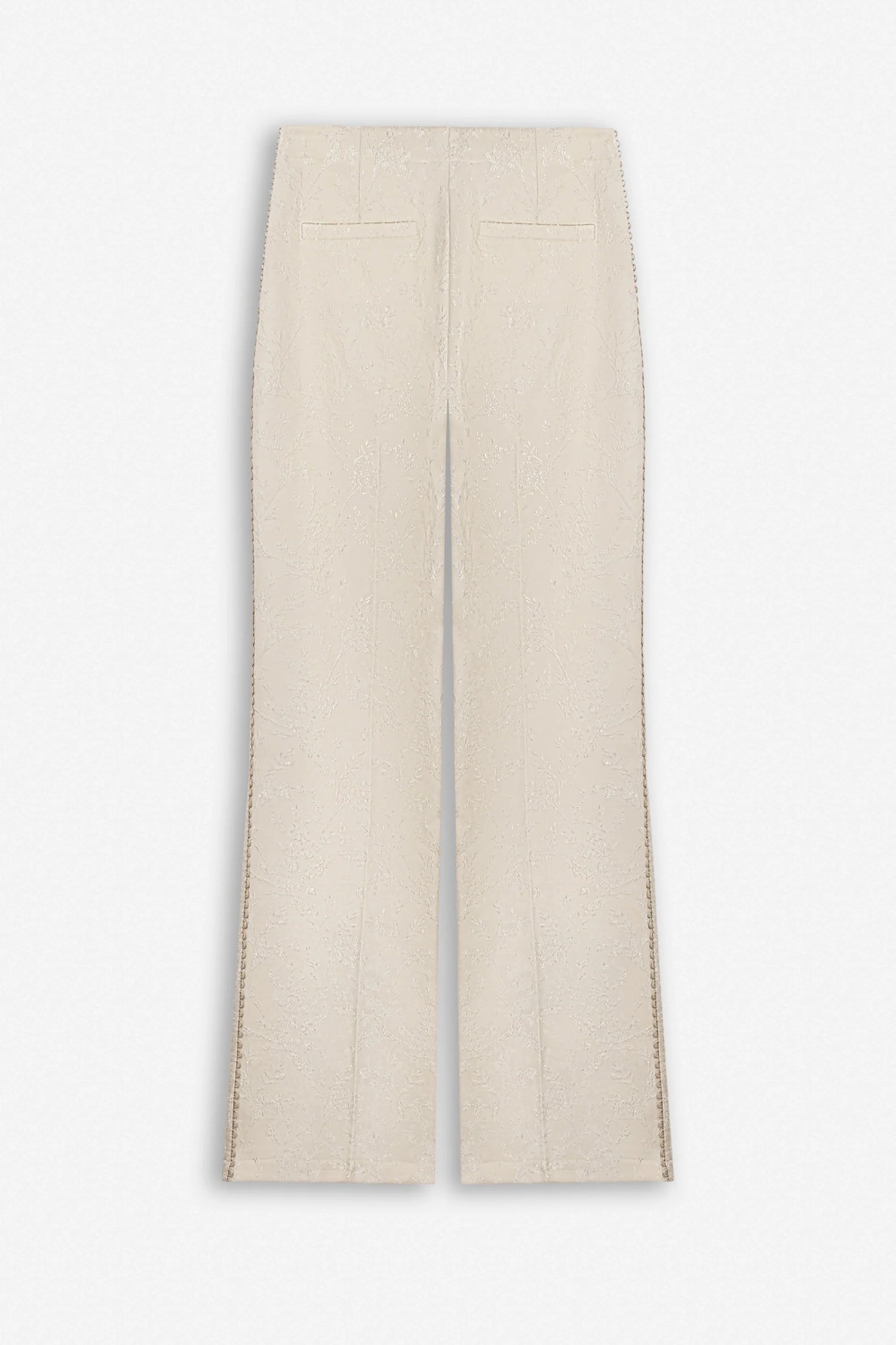Textured Mid Rise Trousers