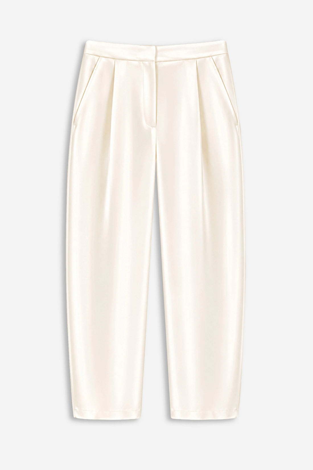 High-Waist Balloon-Leg Trousers