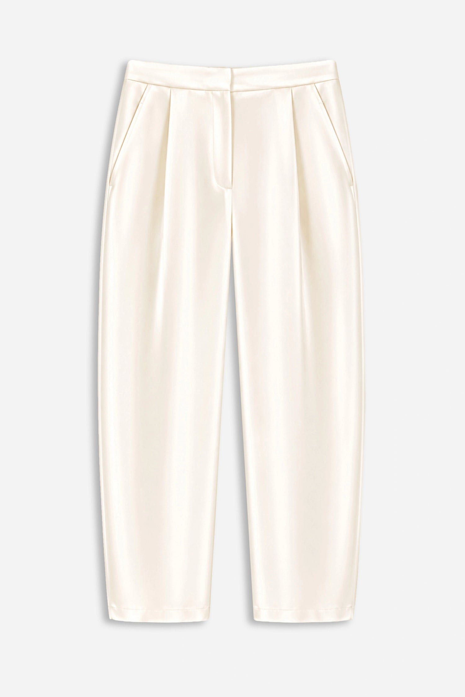 High-Waist Balloon-Leg Trousers