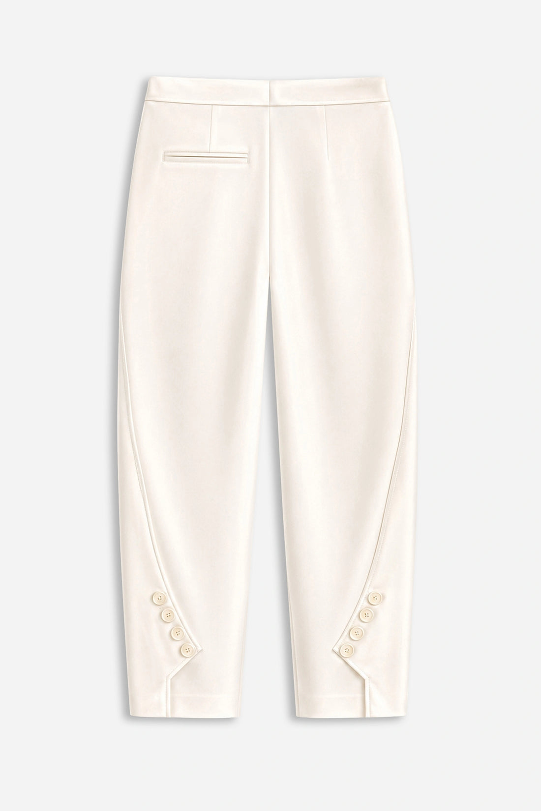 High-Waist Balloon-Leg Trousers