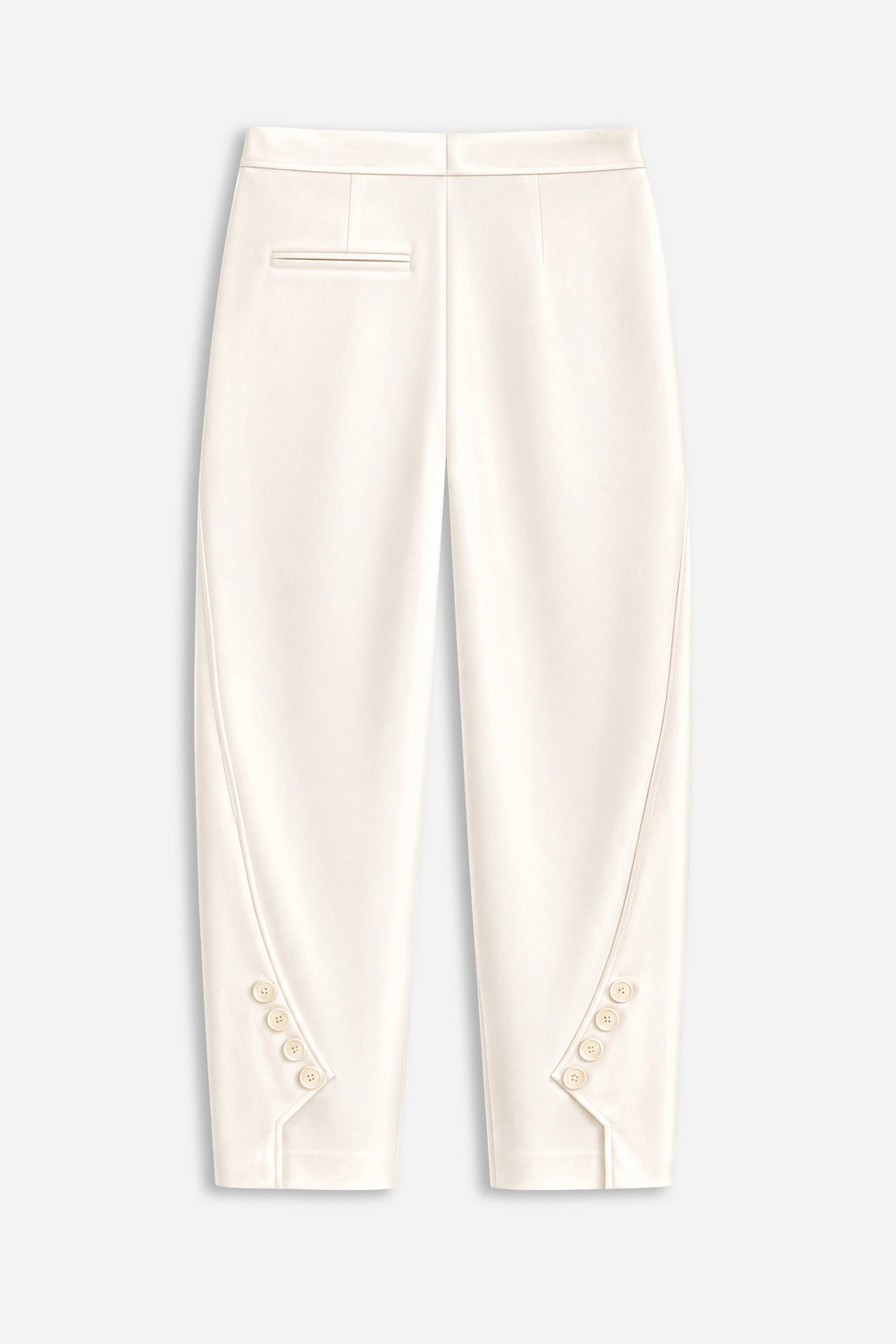 High-Waist Balloon-Leg Trousers