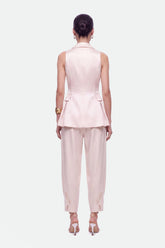 High-Waist Balloon-Leg Trousers
