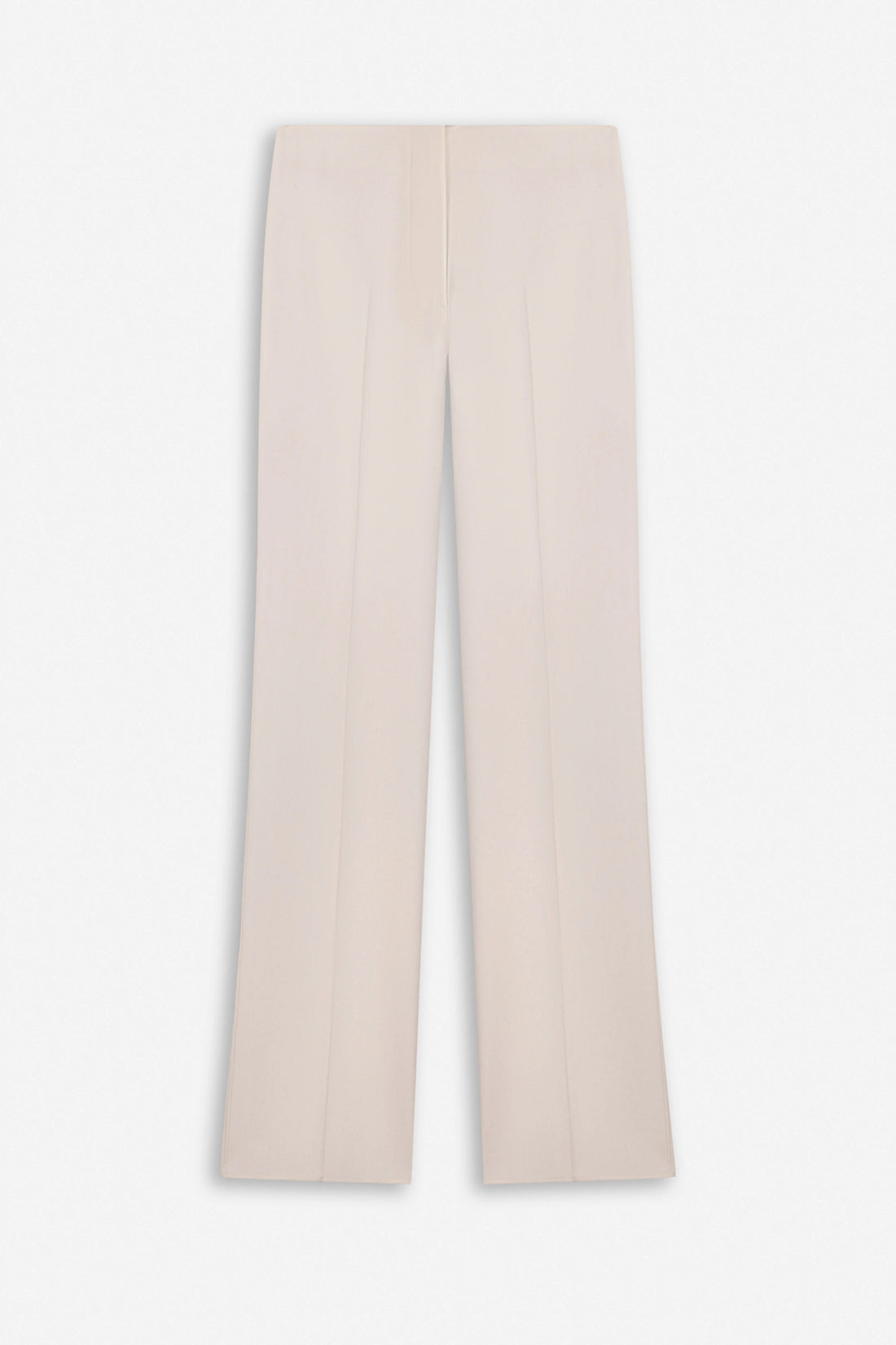 High-Waist Slit-Hem Trousers