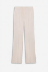 High-Waist Slit-Hem Trousers