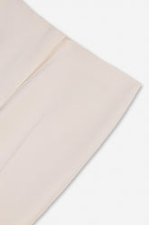 High-Waist Slit-Hem Trousers