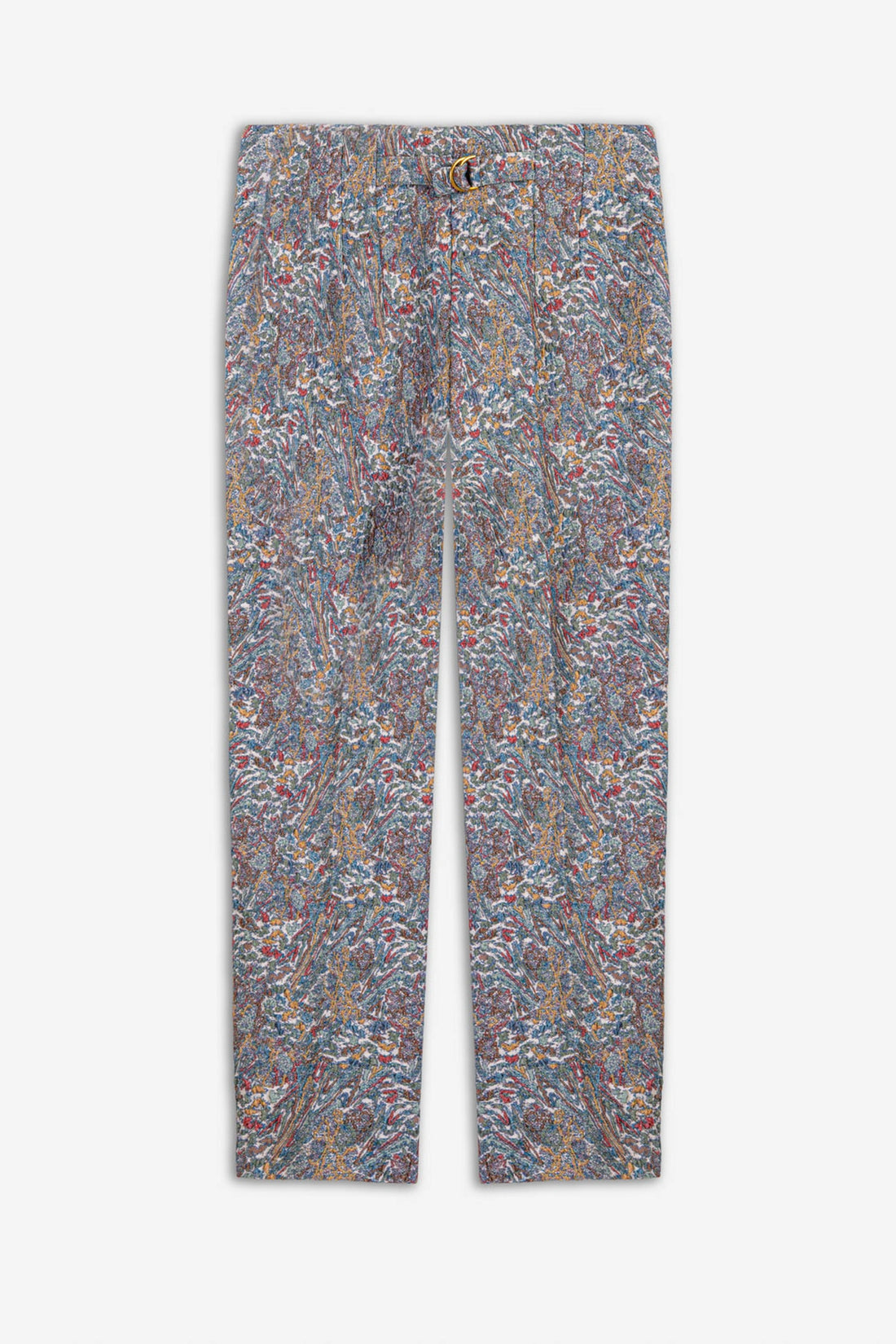 Printed High Waist Trousers