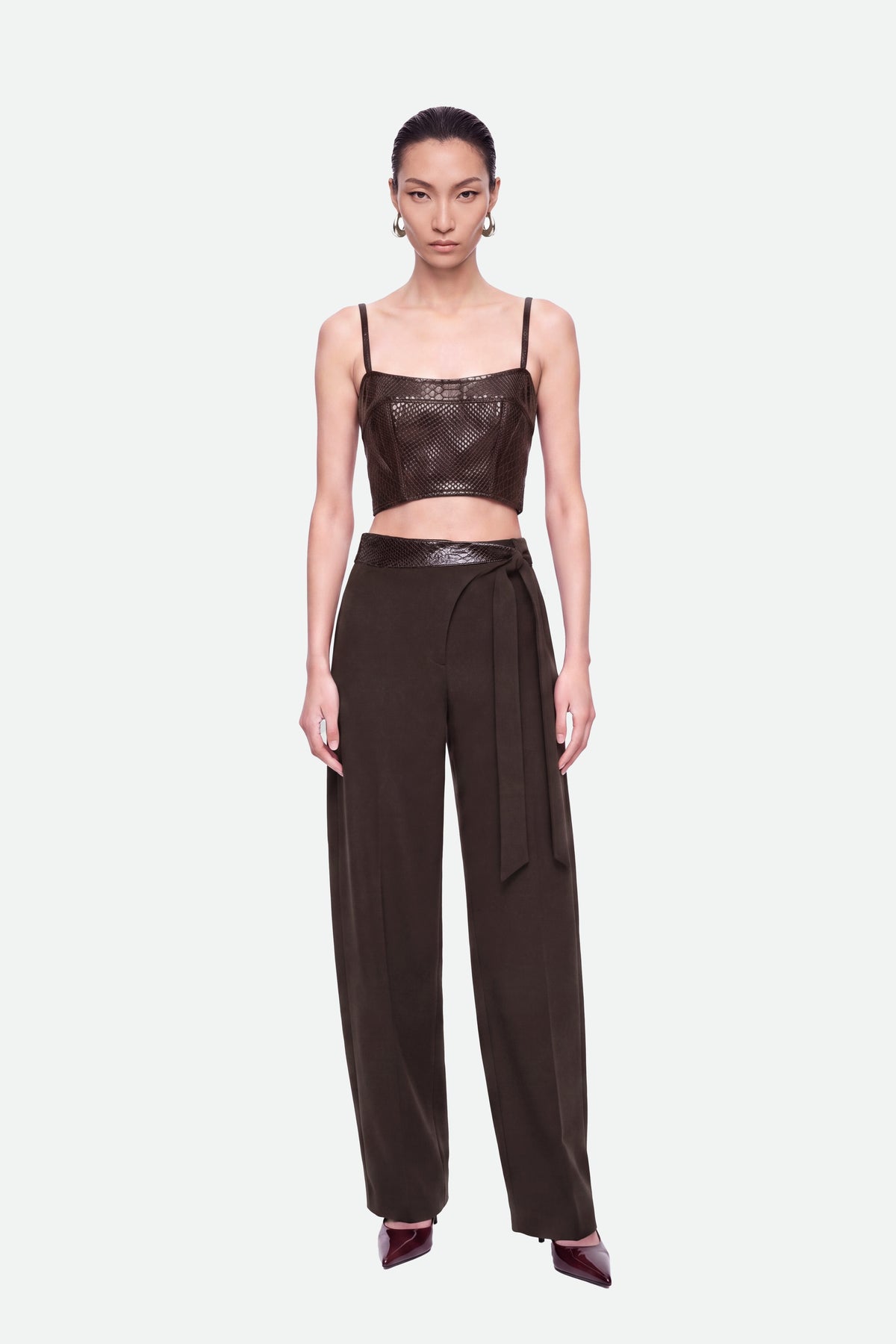 Tie Detail Trousers