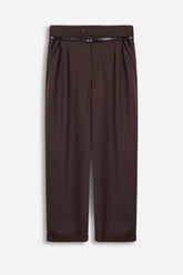 Mid Rise Pleated Trousers