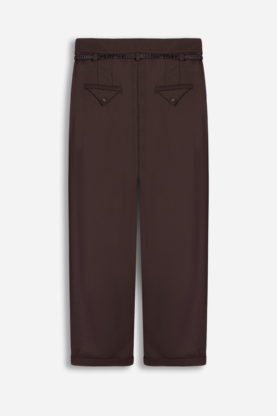 Mid Rise Pleated Trousers