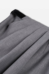 Asymmetric Pleat Detail Trousers