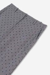 Dot Houndstooth Wide Leg Trousers