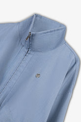 Zip Pocket Stand Collar Jacket