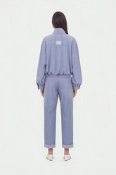 Zip Pocket Stand Collar Jacket