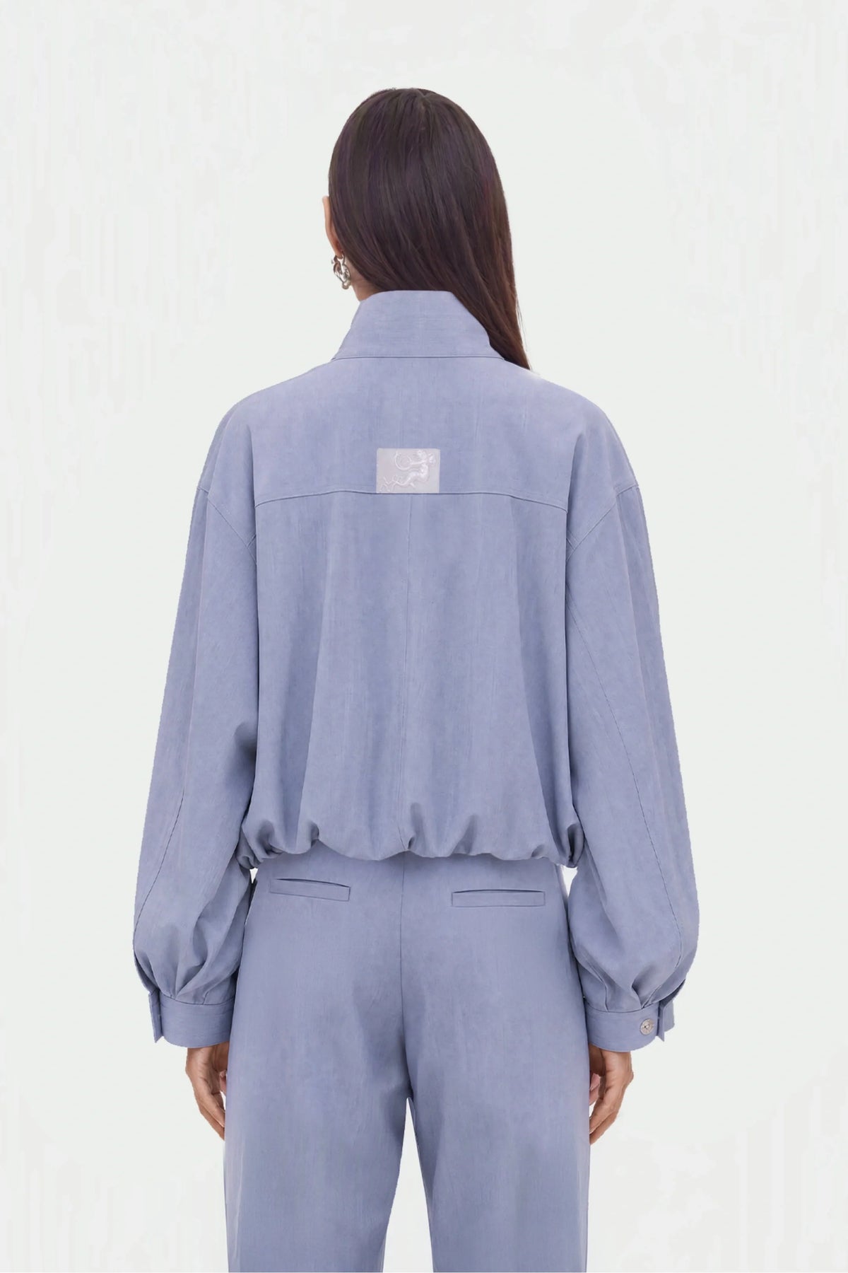 Zip Pocket Stand Collar Jacket