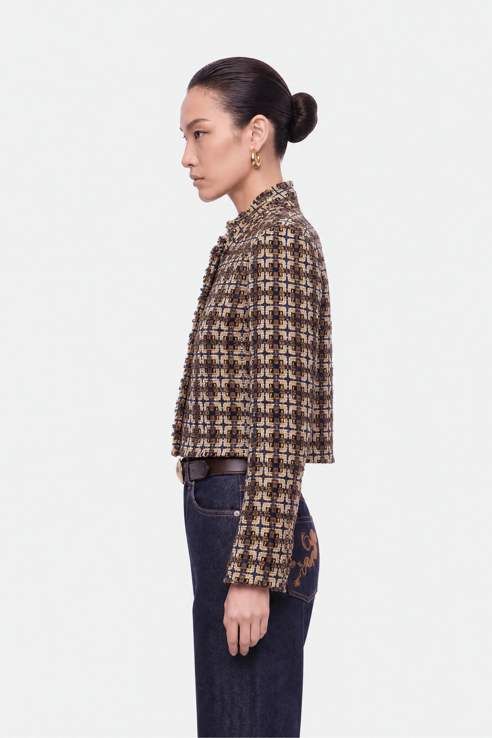 Cropped Tweed Jacket
