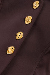 Boned Stand Collar Jacket