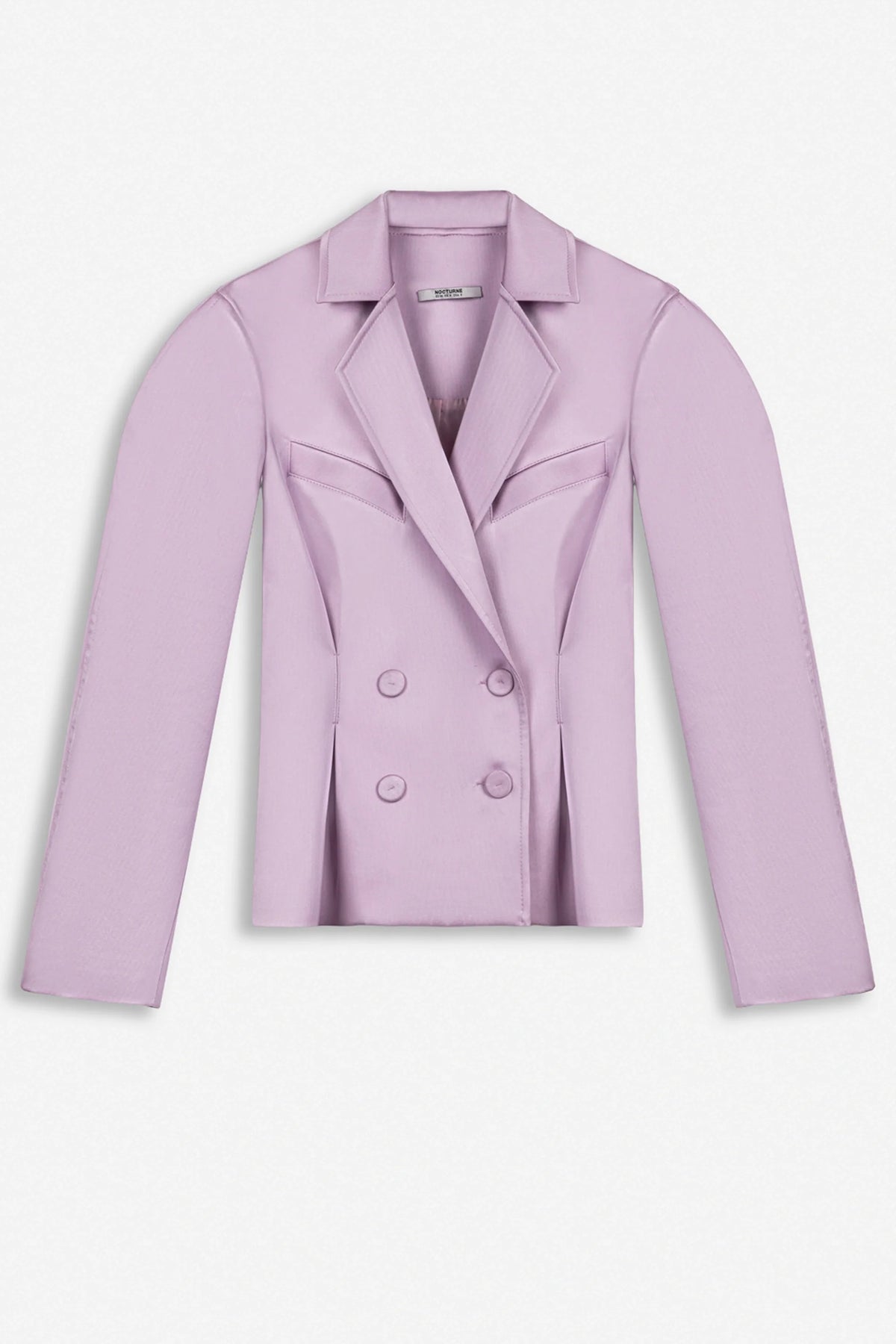 Double Breasted Folded Collar Jacket