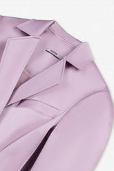 Double Breasted Folded Collar Jacket