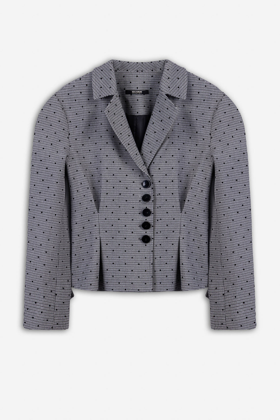 Dot Houndstooth Tailored Jacket