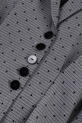 Dot Houndstooth Tailored Jacket