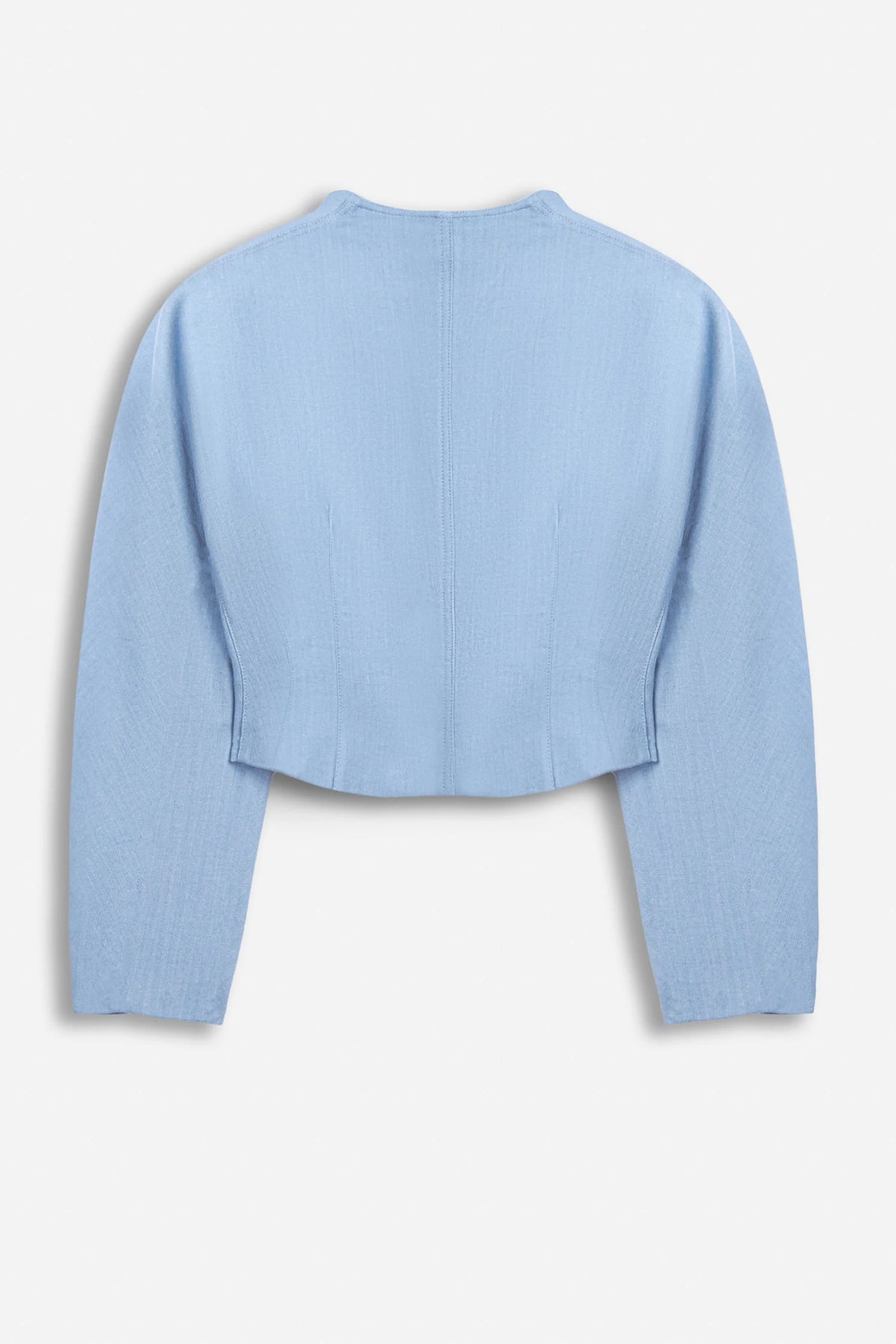 Shawl Collar Cropped Jacket