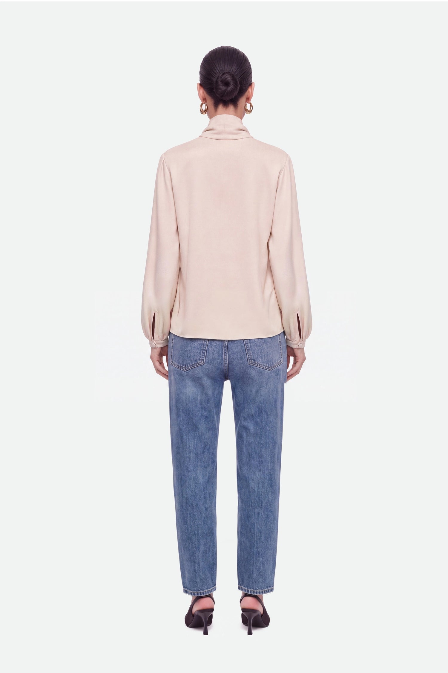 Shawl Collar Blouse