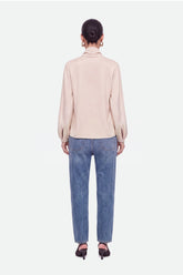 Shawl Collar Blouse