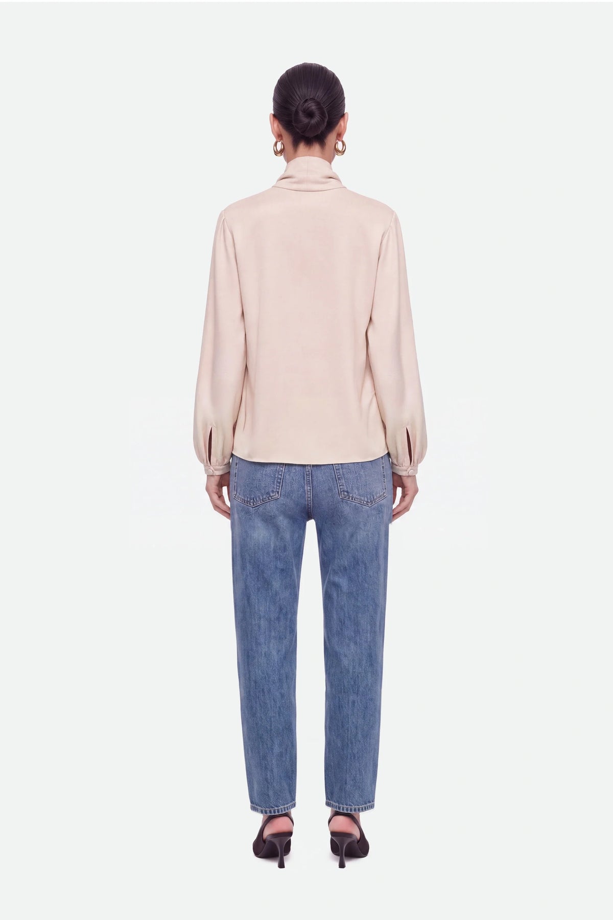 Shawl Collar Blouse