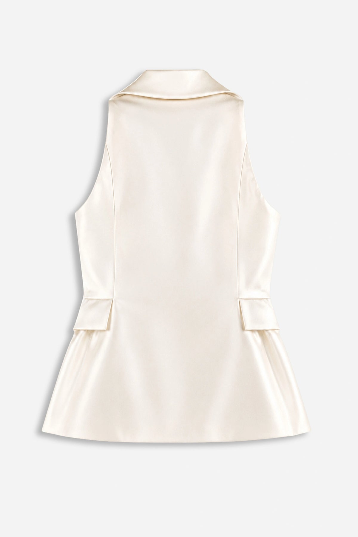 Single-Button Peak-Lapel Vest