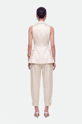 Single-Button Peak-Lapel Vest