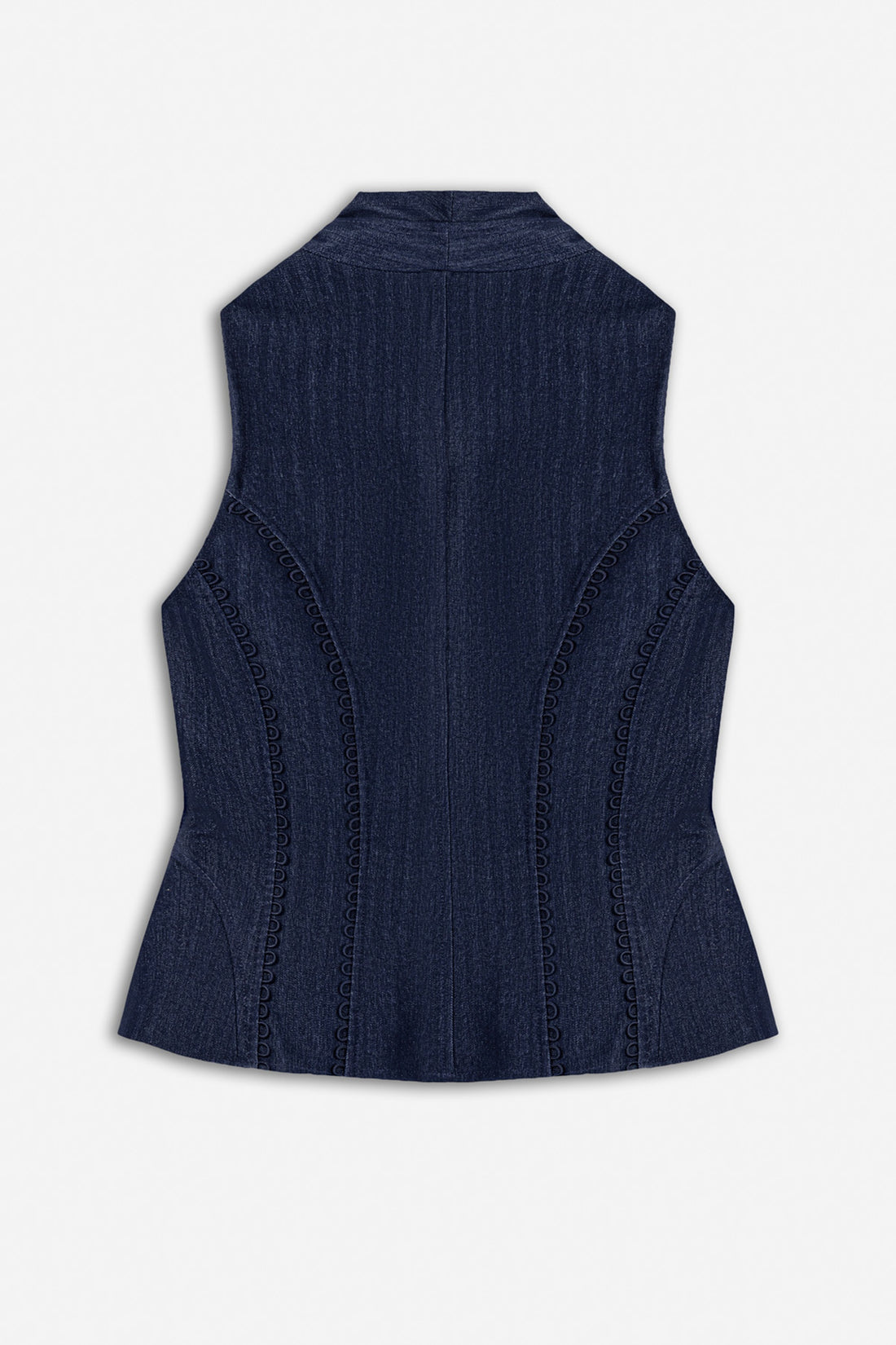 Piping Detail Vest