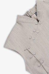 Asymmetric Button Vest