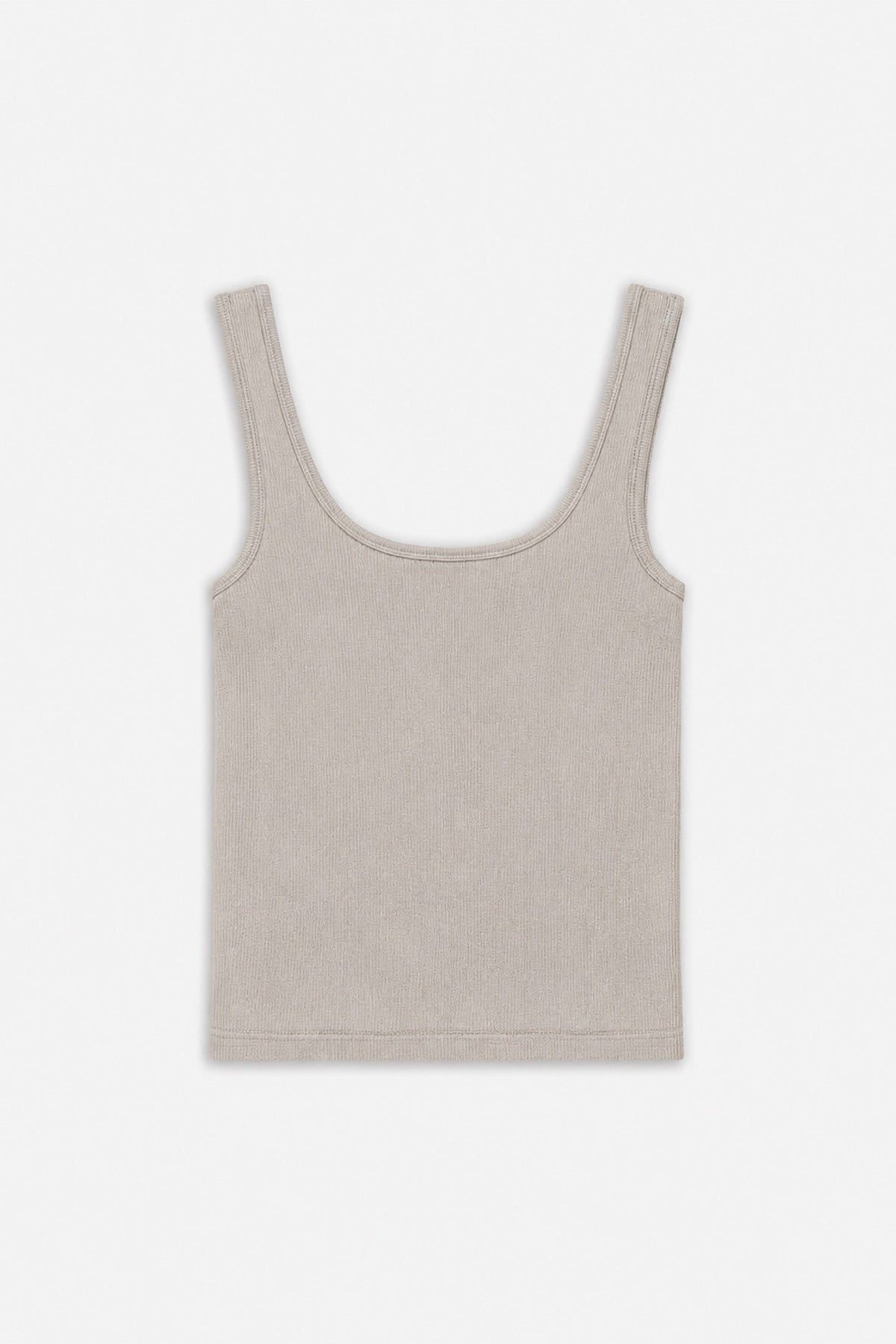 Logo Print Crew Neck Crop Top
