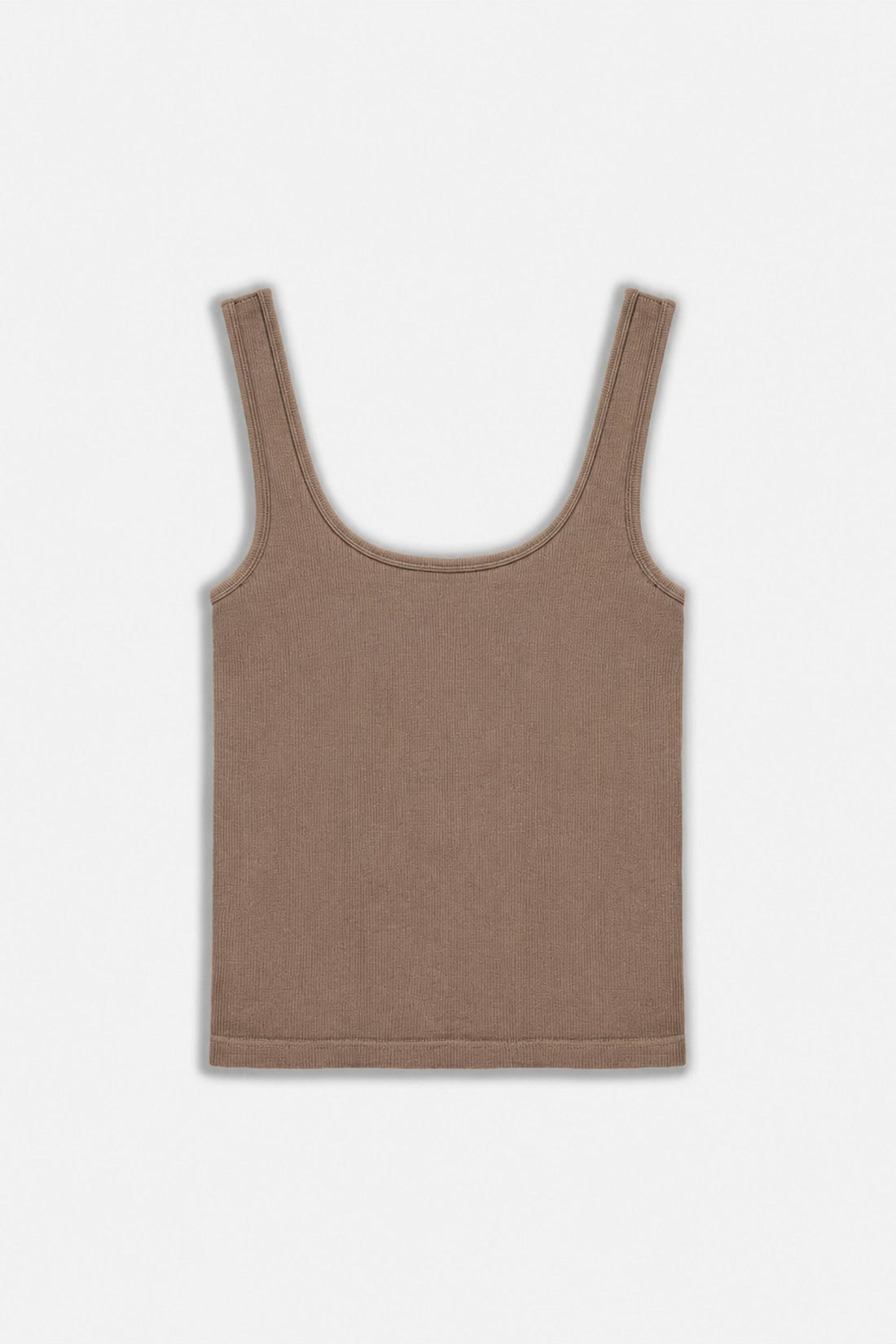 Logo Print Crew Neck Crop Top