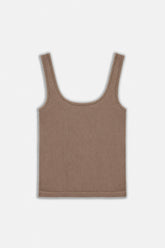 Logo Print Crew Neck Crop Top