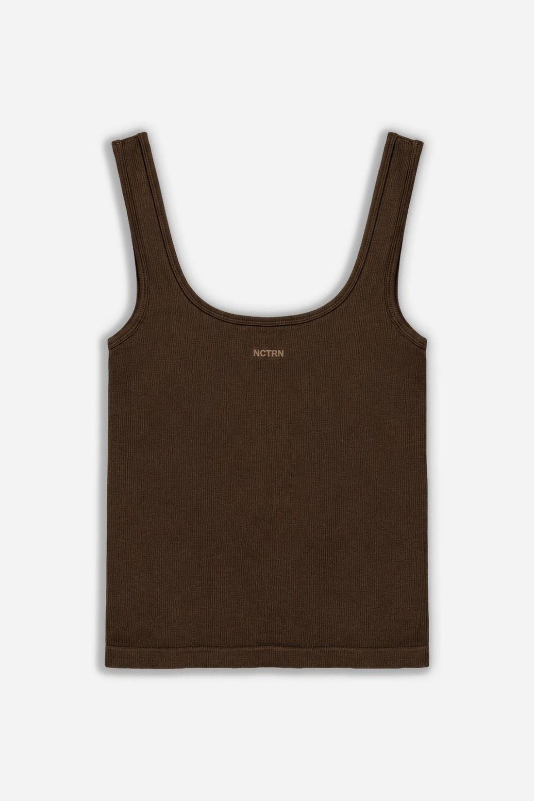 Logo Print Crew Neck Crop Top