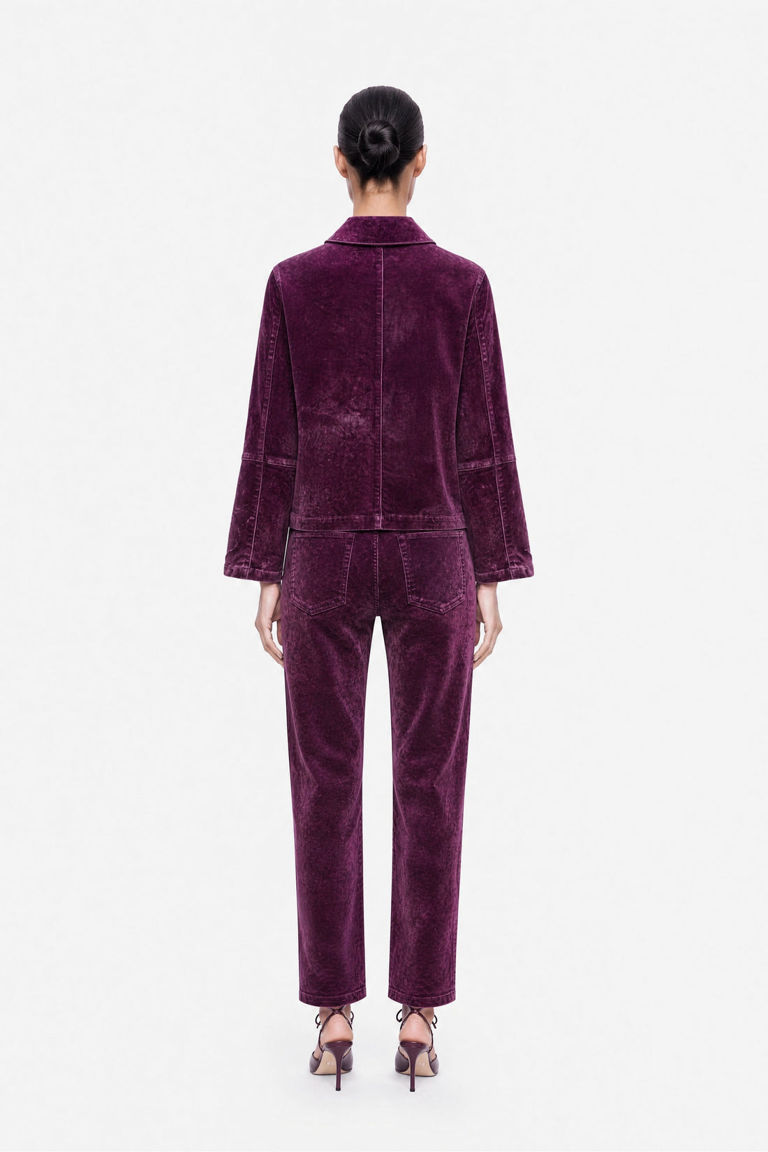 Gold Button Velvet Jacket