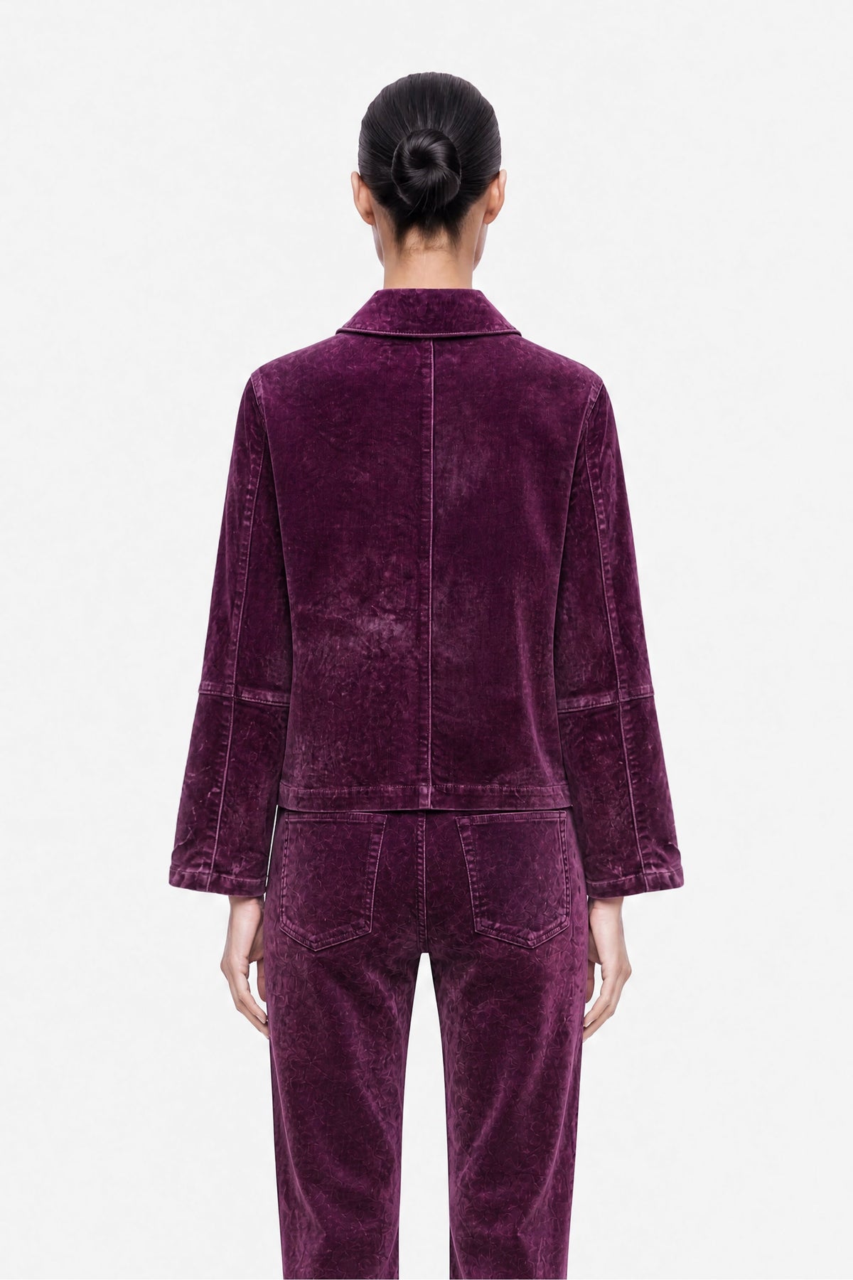 Gold Button Velvet Jacket
