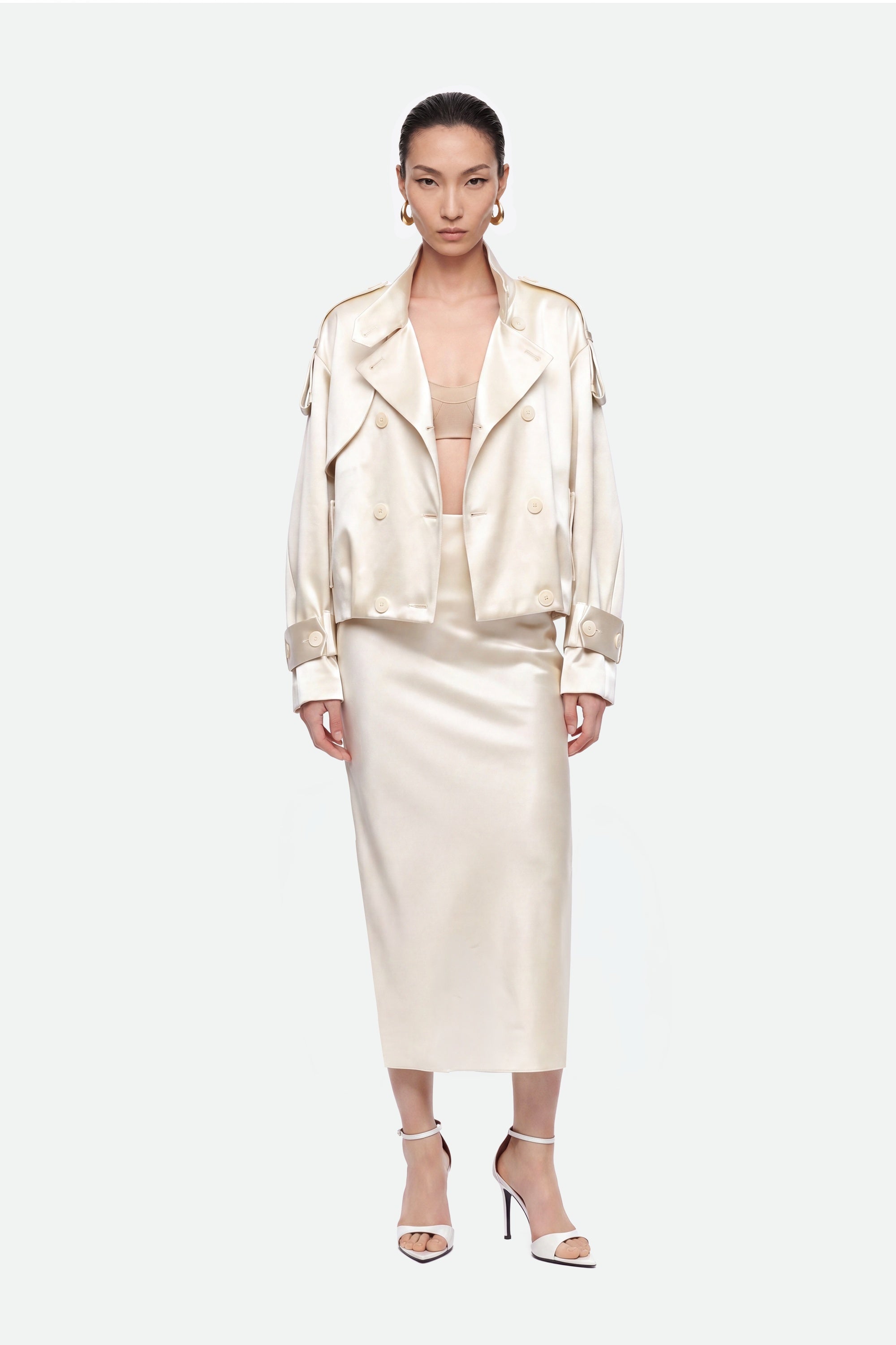 Oversized Double-Breasted Trench Coat