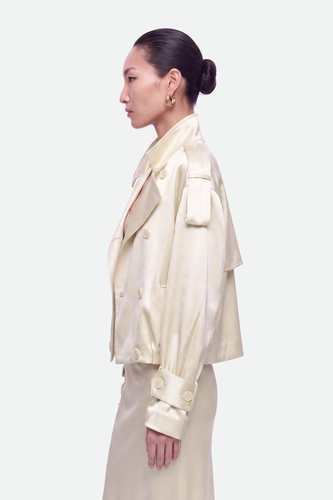 Oversized Double-Breasted Trench Coat