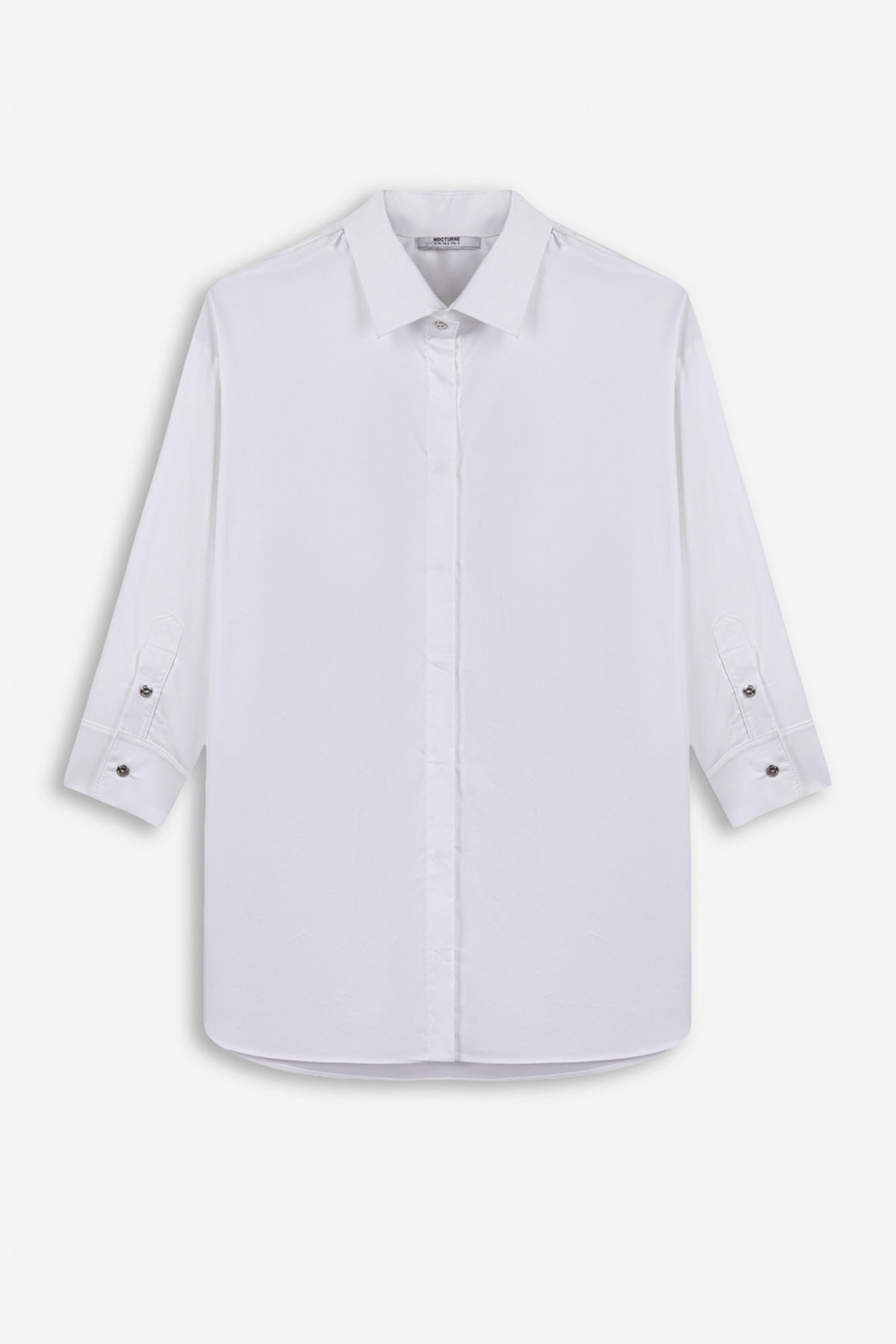 Zip Detail Relaxed Shirt