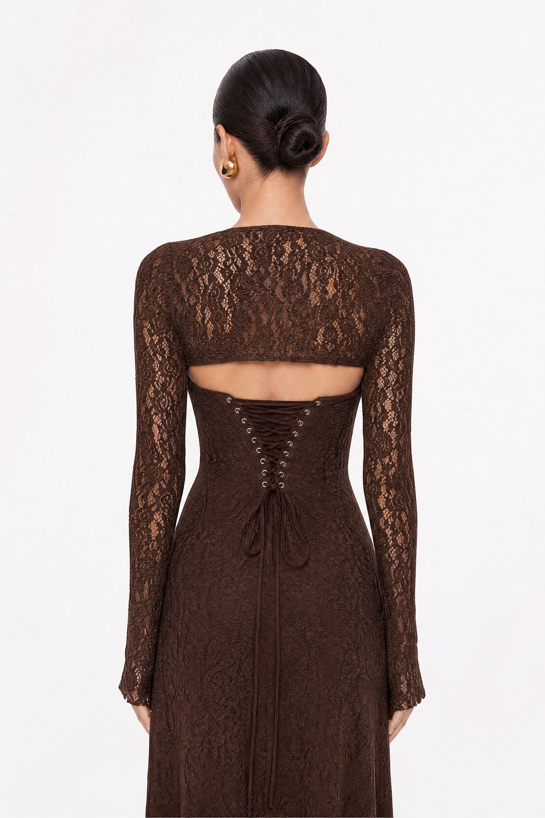 Eyelet Lace Maxi Dress