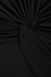 Draped V-Neck Maxi Dress