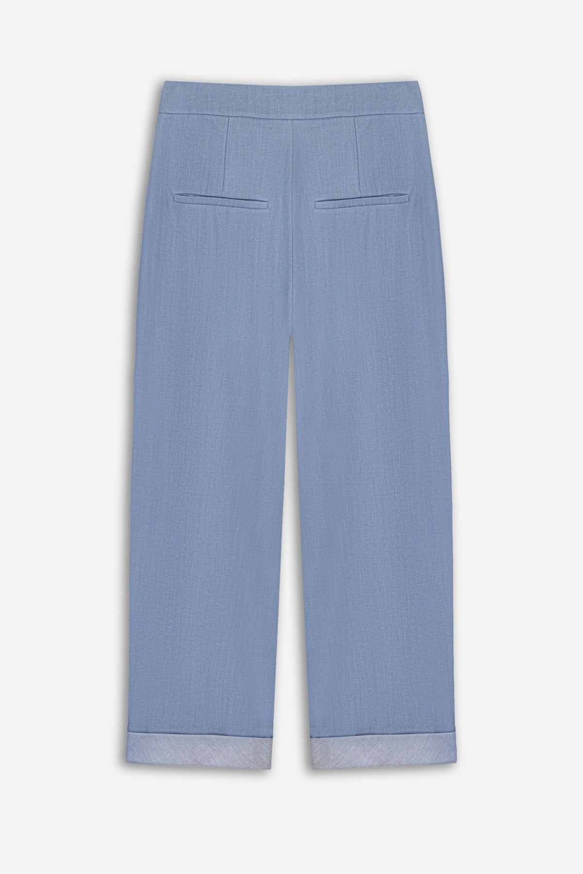 Tie Detail Pleated Trousers