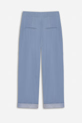 Tie Detail Pleated Trousers